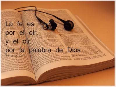 biblia, fe, oir palabra de Dios