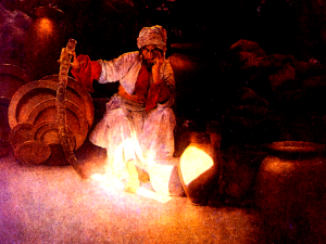 ali baba, bosquejo, 