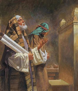 el fariseo y el publicano, parabola, biblia, juan