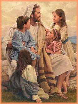 amando las cosas que jesus amo, jesus con los ninos