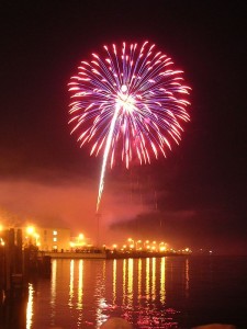Año nuevo, celebracion, fiesta, triunfar