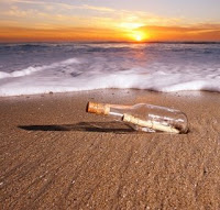 botella, arena, mar, playa, perdida, fiel mensaje