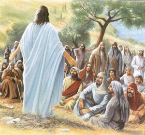 jesus ensenando, discipulos, palabra de Dios