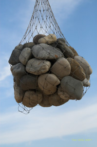 bolsa, piedra, piedritas en la bolsa, bosquejo, piedras