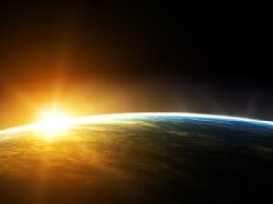 luz, amanecer, jesus, mundo