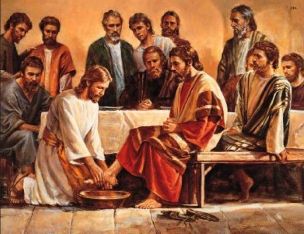 apóstoles, discípulos, jesús lavando los pies