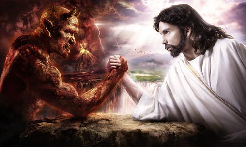 diablo, Dios, jesús, vencido