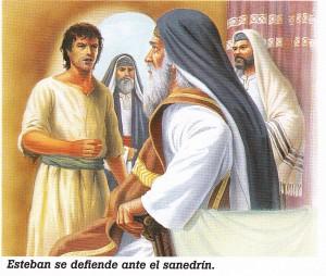 esteban, sanedrín, primeros