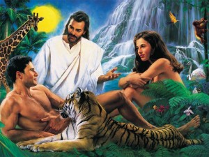 adan, eva, creacion de Dios, huerto del eden